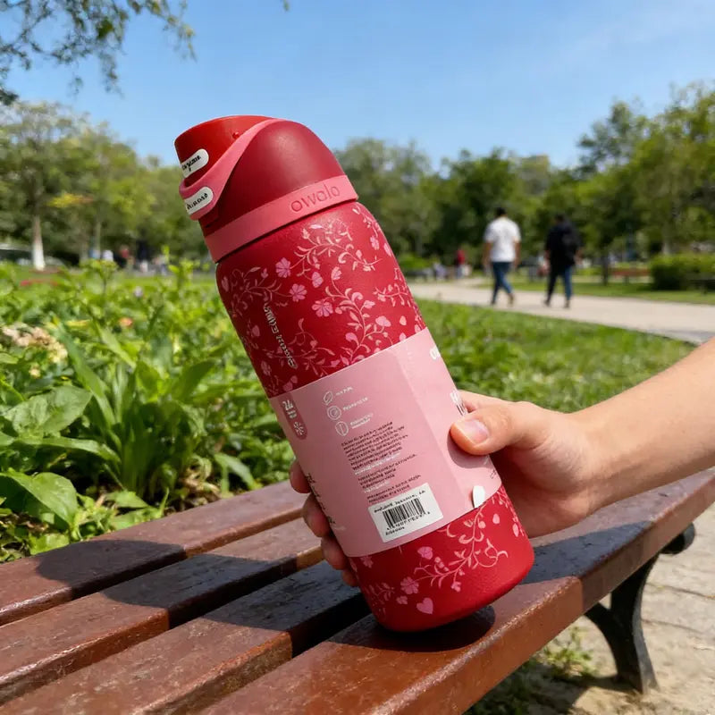 Owala 32oz Magenta Floral Special Edition Insulated OWALA