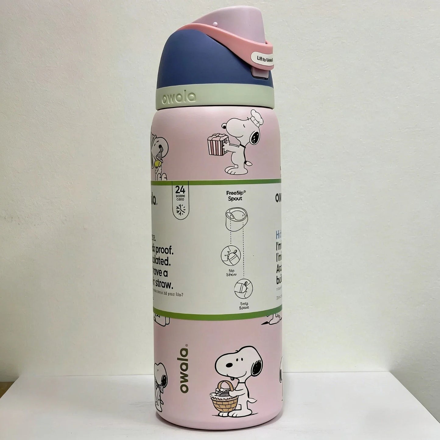 New Owala Snoopy Water Bottle Exclusive Tumbler 32oz OWALA